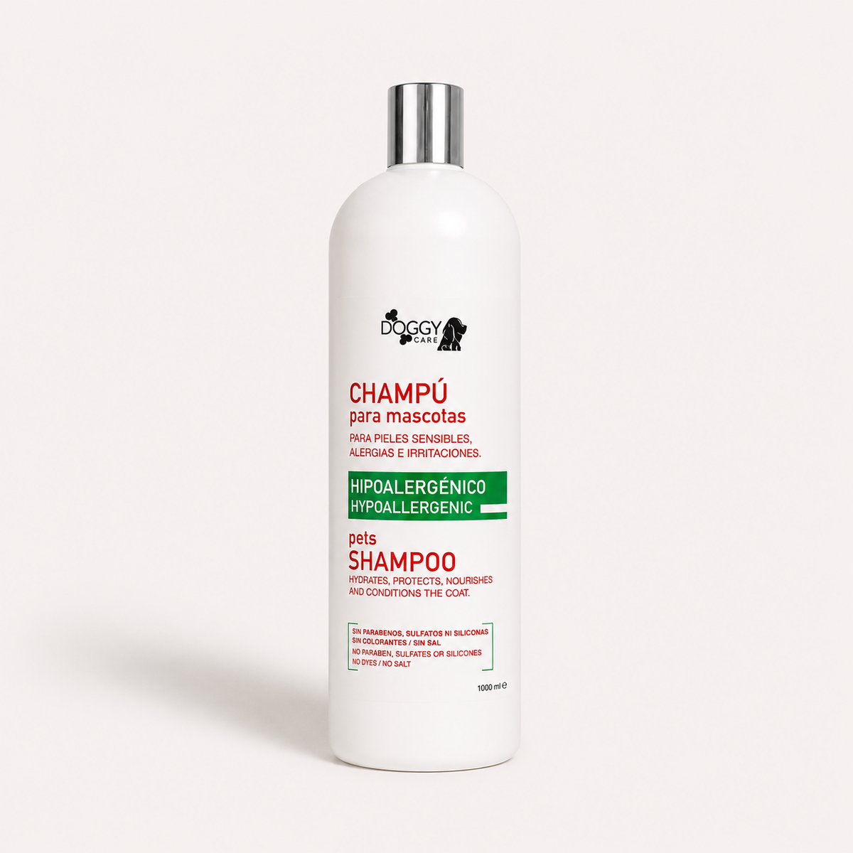 Champú para perros y gatos hipoalergénico DoggyCare 1.000ml
