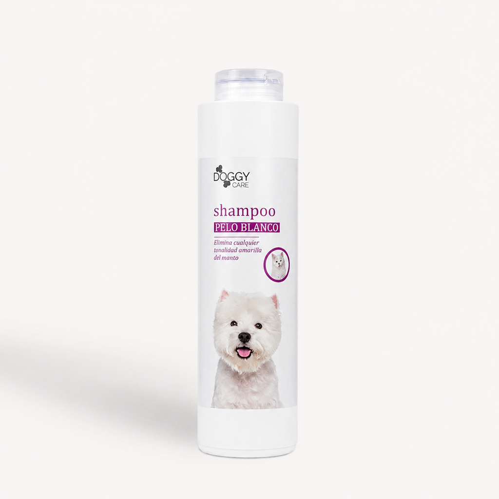 Champú para perros y gatos pelo blanco Doggycare 500 ml