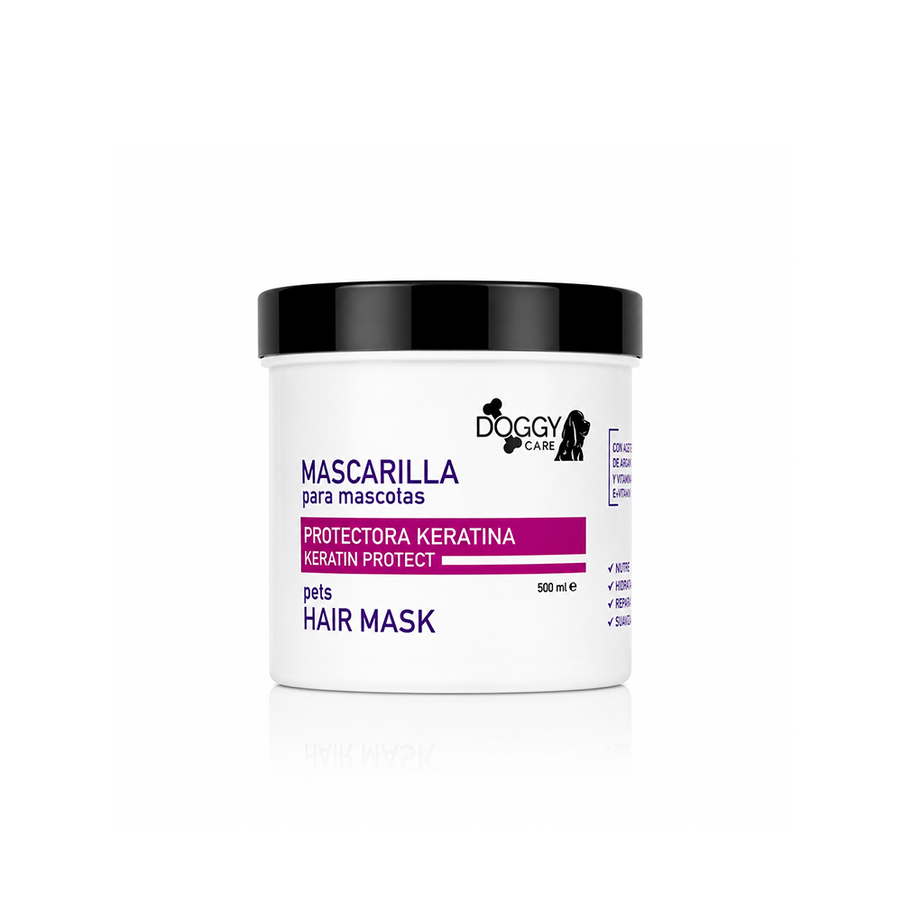 MASCARILLA PROTECTORA KERATINA PARA MASCOTAS 500ml